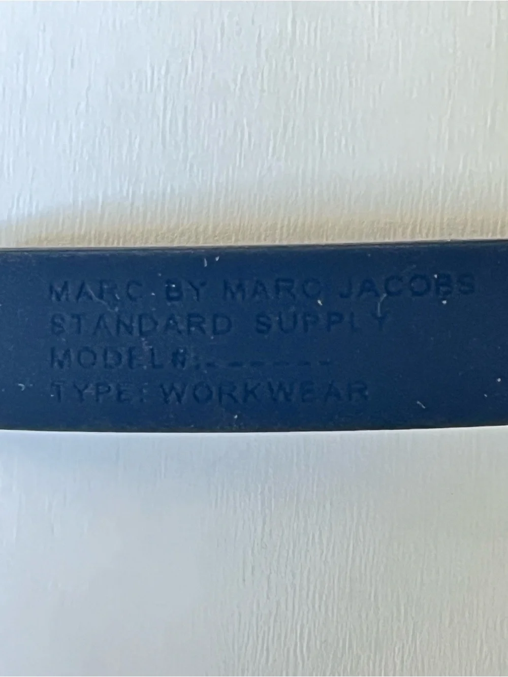 Marc Jacobs Standard Supply Black Rubber Chain Link Stretch Bracelet